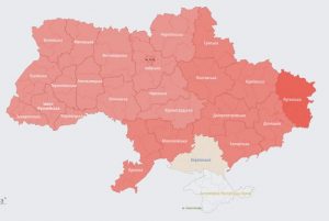 Воздушная тревога накрыла почти всю Украину