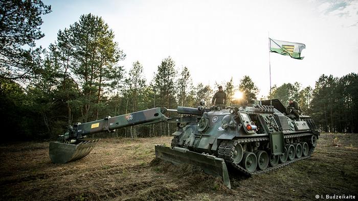 Litauen Rukla - Militärübungen von NATO Truppen (I. Budzeikaite)