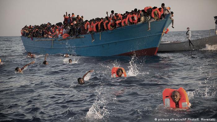 Беженцы в Средиземном море