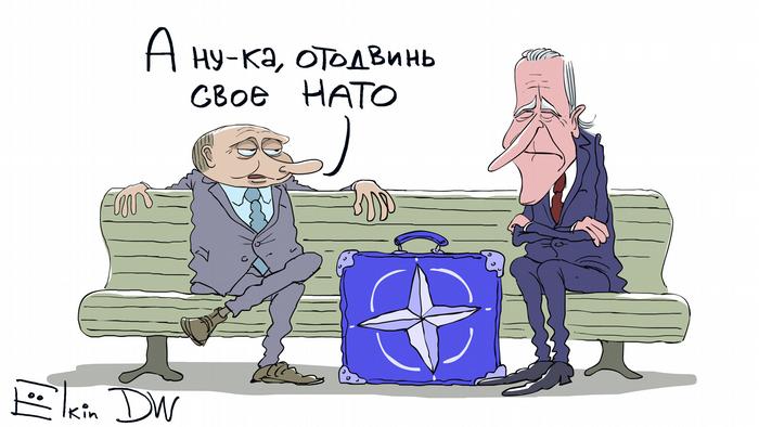 Sergey Elkin I Karikatur I NATO